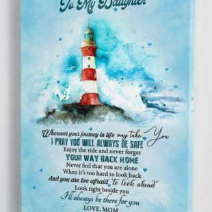 Canvas Wall Art Home Decor To My Daughter Gifts From Mom I'll Always Be There For You CA285
