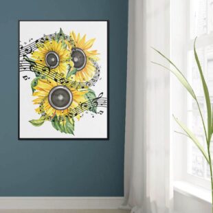 Canvas Wall Art Home Decor Sound Of Summer Sunflower CA211