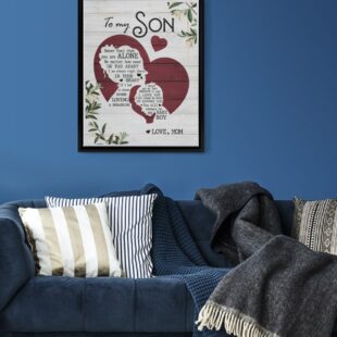 Canvas Wall Art Home Decor Gift From Mom - To My Son Canvas CA250